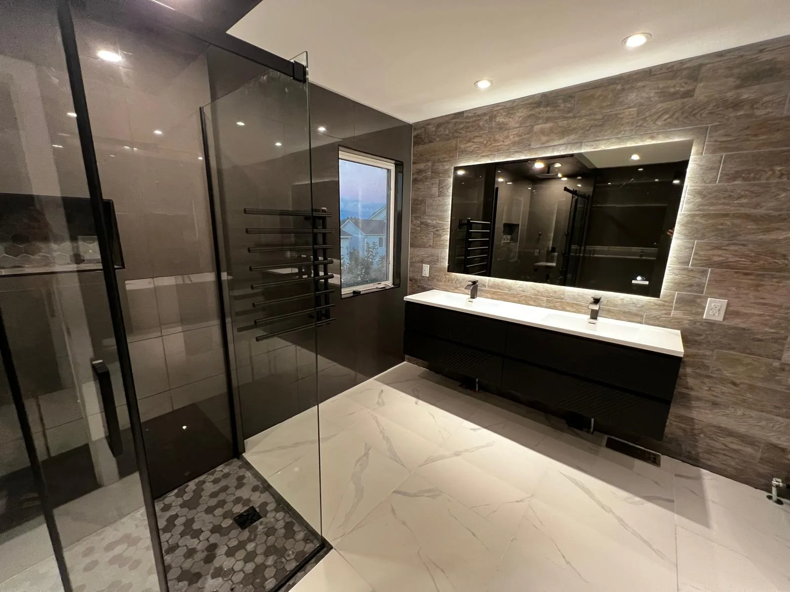Modern Spa Bathroom — Complete Rebuild by Meiju